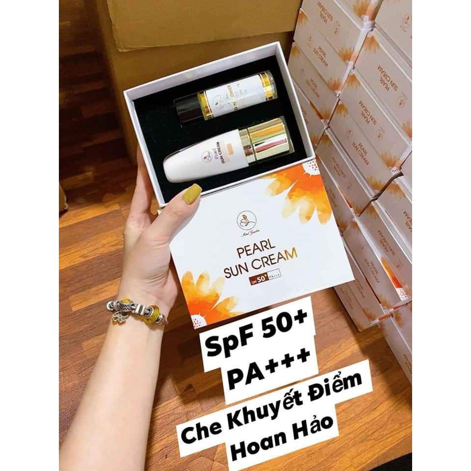 Kem Chống Nắng Pearl Suncream [ FREESHIP ]  Chống Tia UV Lên Đến 90%