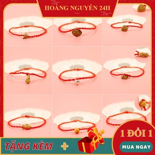 Vòng Tay Handmade Phong Thủy Dây Đỏ May Mắn 145 Dành Cho Nam Nữ Siêu Dễ Thương