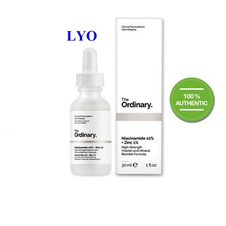 SERUM NGỪA MỤN, SÁNG DA, SE KHÍT LỖ CHÂN LÔNG NIACINAMIDE 10% + ZINC 1% THE ORDINARY