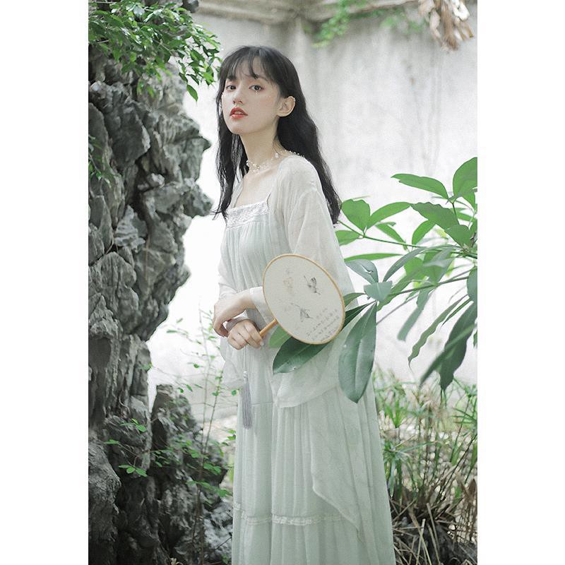 Áo Khoác Cardigan Vải Chiffon Mỏng Chống Nắng Họa Tiết Thổ Cẩm Kiểu Retro Thời Trang Xuân Hè Cho Nữ