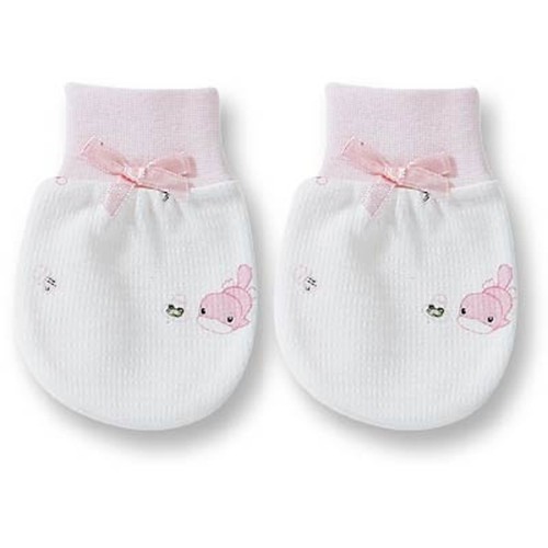 ( SET 2 CẶP ) Bao tay sơ sinh cho bé 100% cotton mềm kuku ku2308