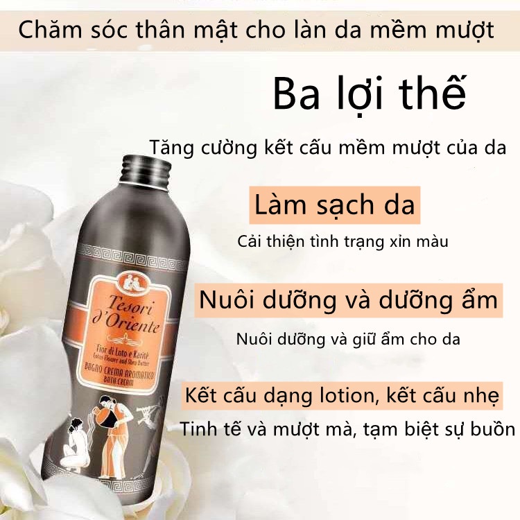 Sữa tắm nước hoa Oriental Gem Ý dưỡng ẩm với hương lâu phai