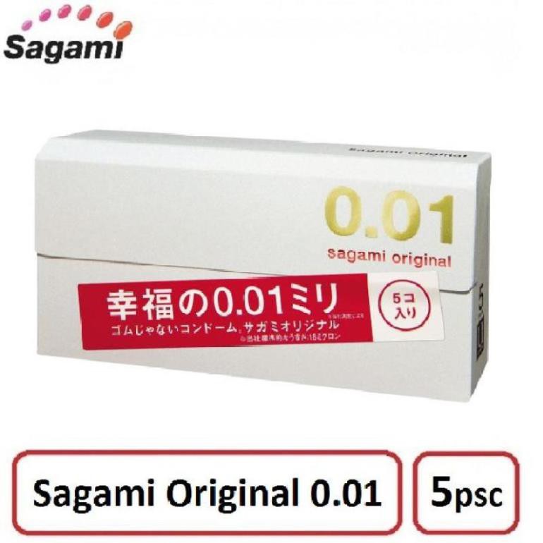 Bao cao su Sagami 0.01 siêu mỏng nhất TG /áo mưa