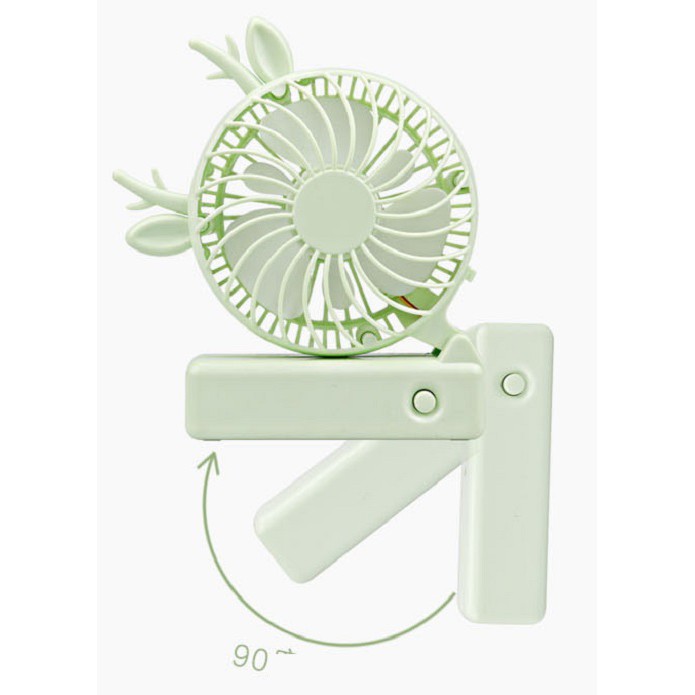 [Loại bền-chọn màu] Quạt mini tích điện sạc USB 2 kiểu đứng tiện dụng