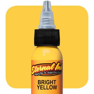 Mực xăm eternal - bright yellow - 1oz - xuất xứ usa
