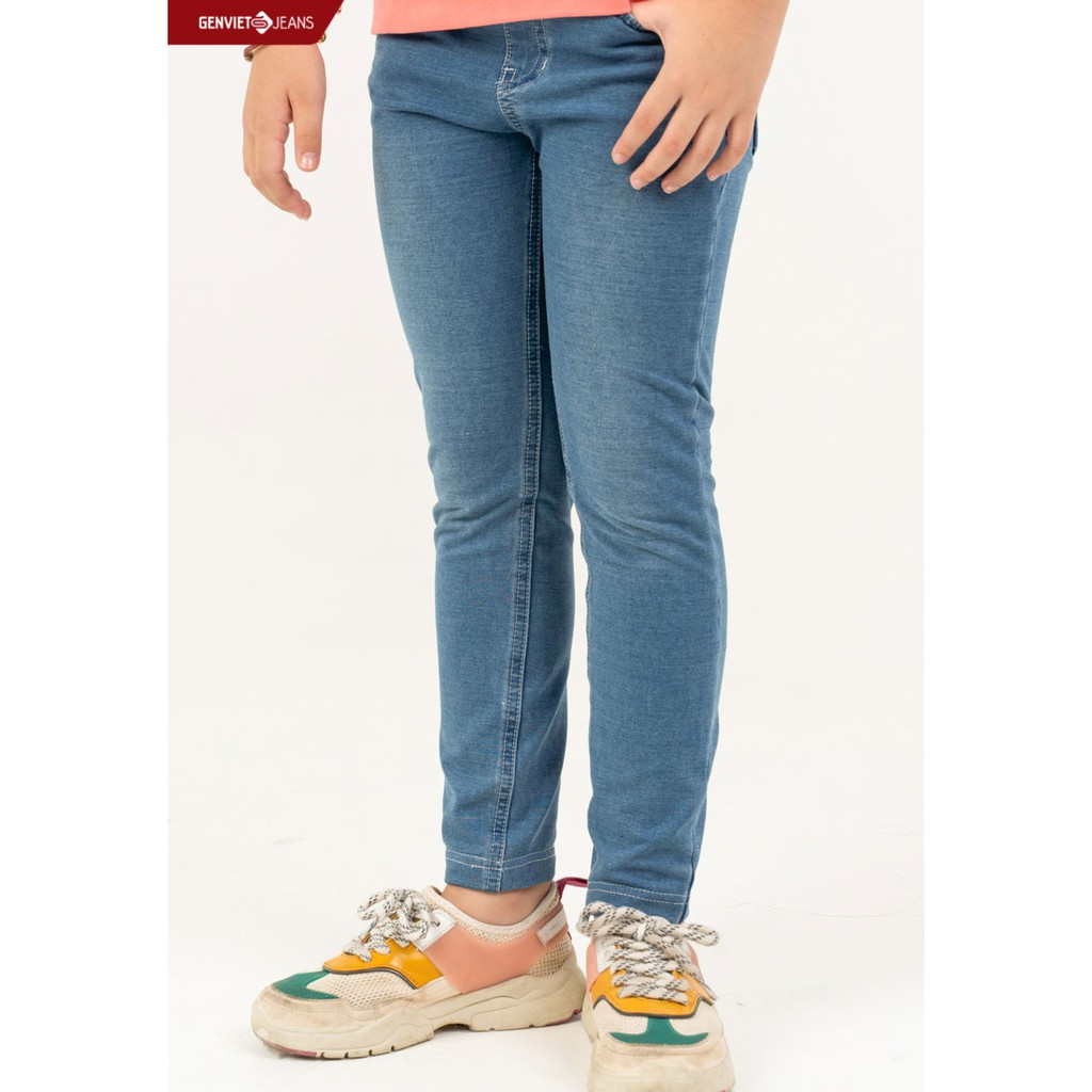 Quần dài Jeans bé gái NQ102W866 GENVIET KIDS JEAN