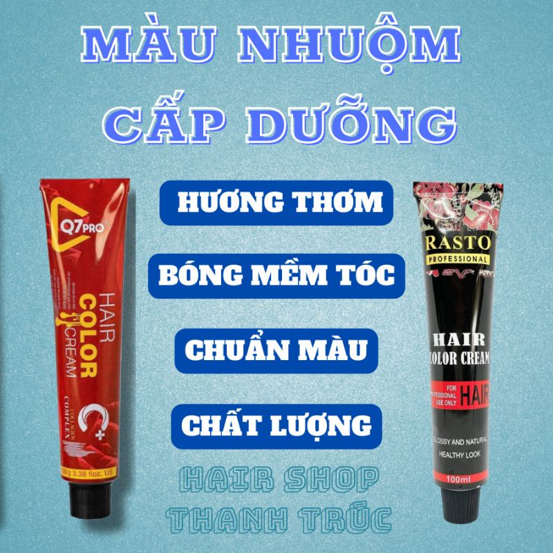 Thuốc Nhuộm Tóc Màu Nâu Đỏ Hồng Đào, Nâu Ánh Đỏ Tại Nhà