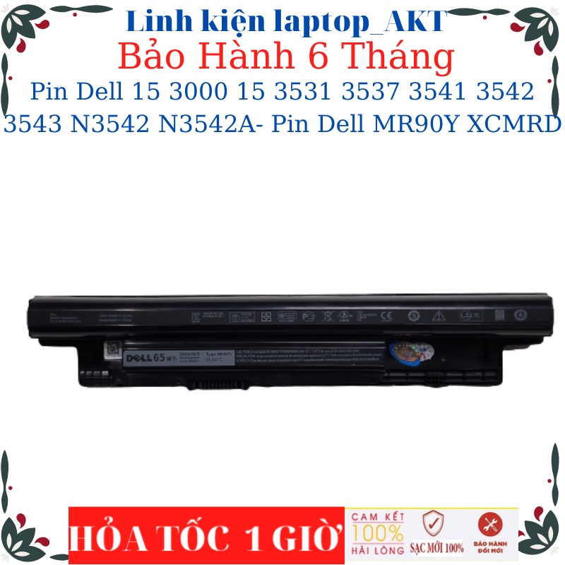 Pin laptop Dell Inspiron 15 3000 15 3531 3537 3541 3542 3543 N3542 N3542A- Pin Dell MR90Y XCMRD