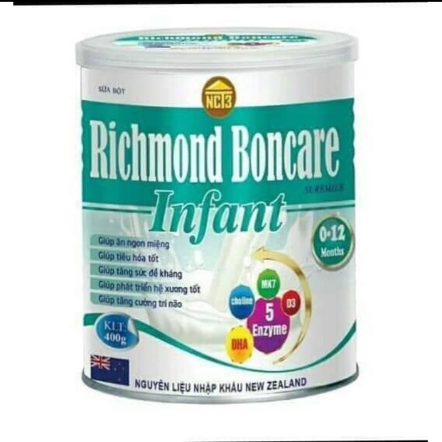 Sữa richmond boncare infan 400g