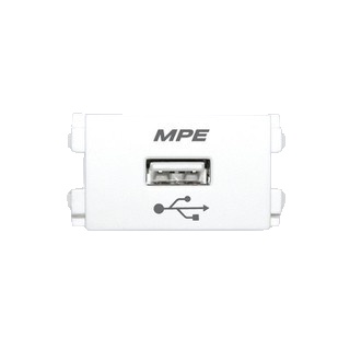 Ổ CẮM USB GẮN ÂM TƯỜNG MPE DC5V-1000mA SERI A60