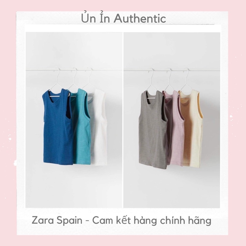 [Auth] Set 3 áo ba lỗ bé trai Zara size 9-12m 12-18m 18-2