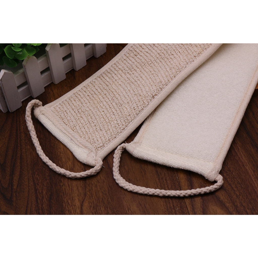 Dây tắm chà lưng tẩy tế bào chết sợi lanh thiên nhiên