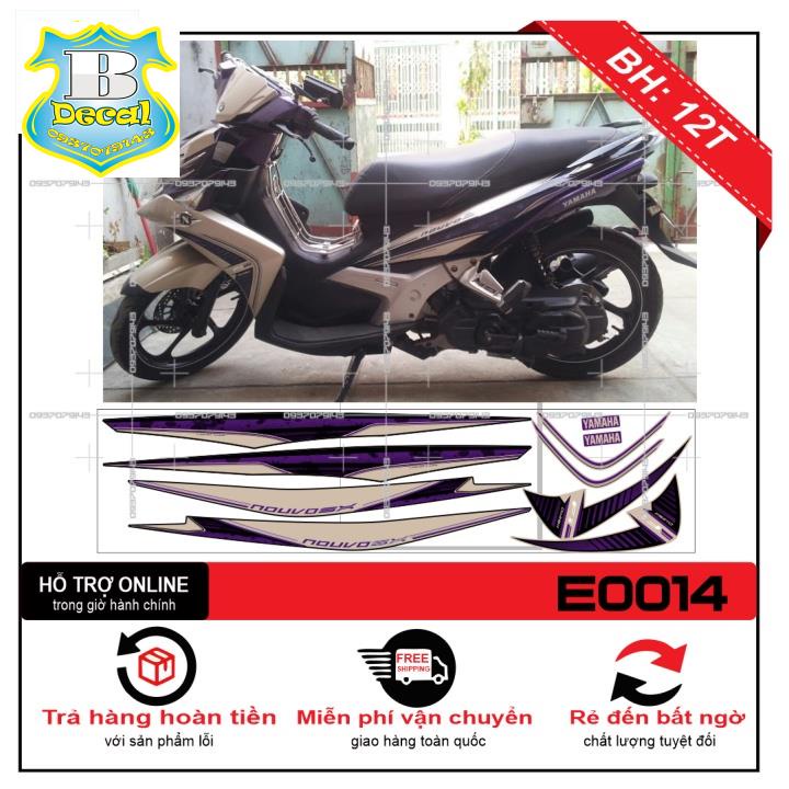 ( Quí khách vui lòng mang ra tiệm cho thợ dán ) Tem NOUVO SX MẪU ZIN [Bi Decal]