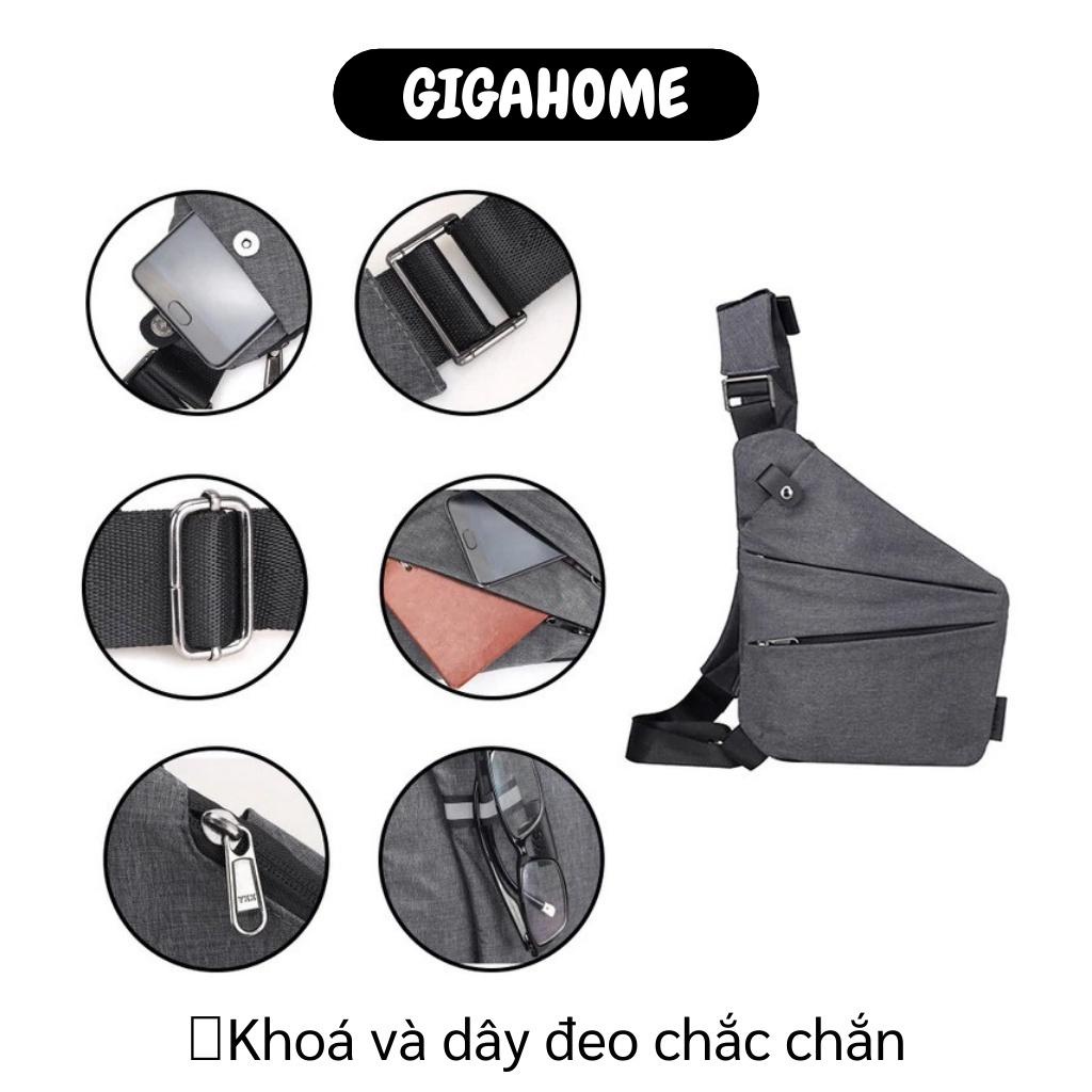 Túi đeo chéo nam  ️ GIÁ VỐN Balo đeo chéo 3 ngăn chông trộm cho nam, kiểu dáng thanh lịch, an toàn cho bạn 7839