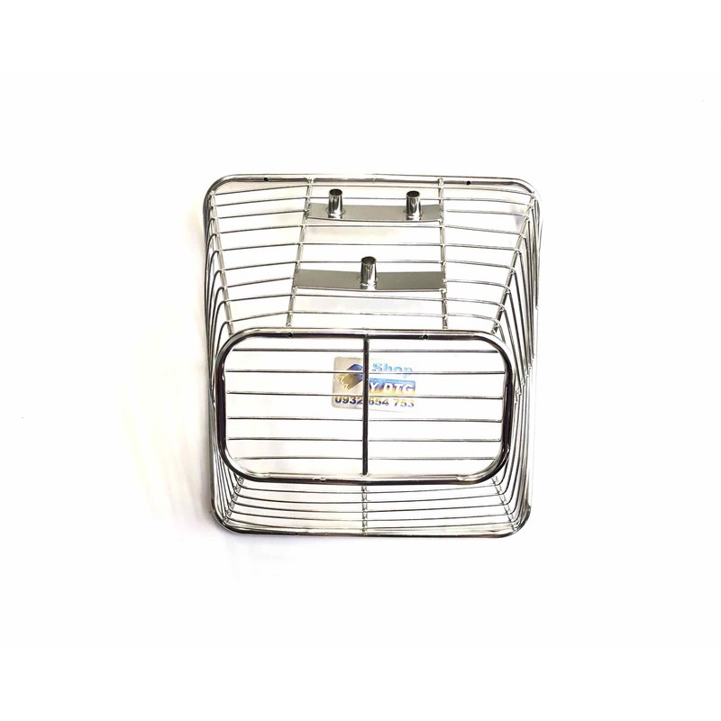 Rổ Inox Gắn Xe Wave Lớn MS2156