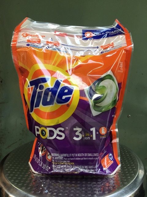 Viên giặt Tide Pods 3in1 của Mỹ 38 viên