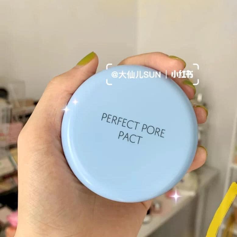 PHẤN PHỦ DẠNG NÉN KIỀM DẦU, GIÚP DA MỊN MÀNG THE SAEM SAEMMUL PERFECT PORE PACT 12G CHÍNH HÃNG - 9925