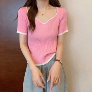 030. ÁO LEN CỔ TIM BASIC (hàng có sẵn)
