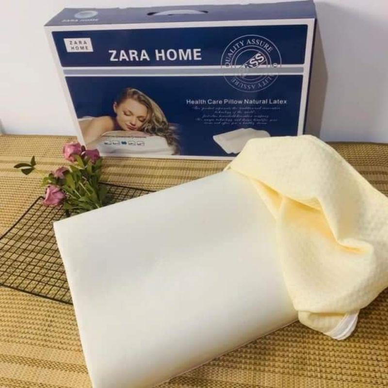 gối cao su non zara home loại 1hàng không hộp siêu mềm