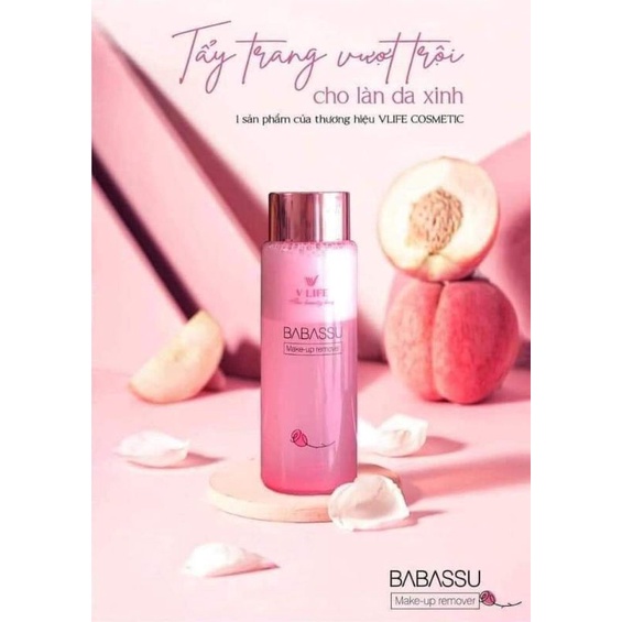 Tẩy trang BABASSU Vlife [HÀNG CHÍNH HÃNG] | BigBuy360 - bigbuy360.vn