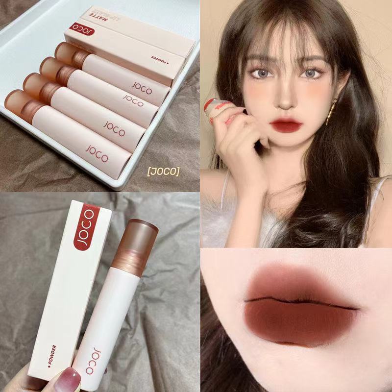 Son Kem Lì JOCO Mềm Mịn Như Nhung Chống Thấm Nước Chống Khô Môi Lâu Trôi