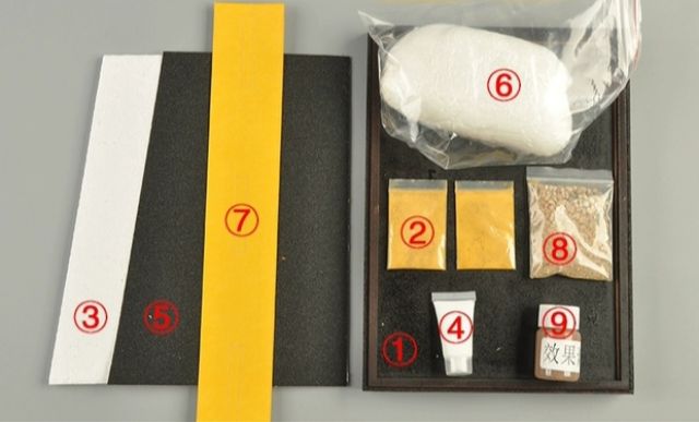 BỘ VẬT LIỆU LÀM MÔ HÌNH SA BÀN  MÃ SP : DN1