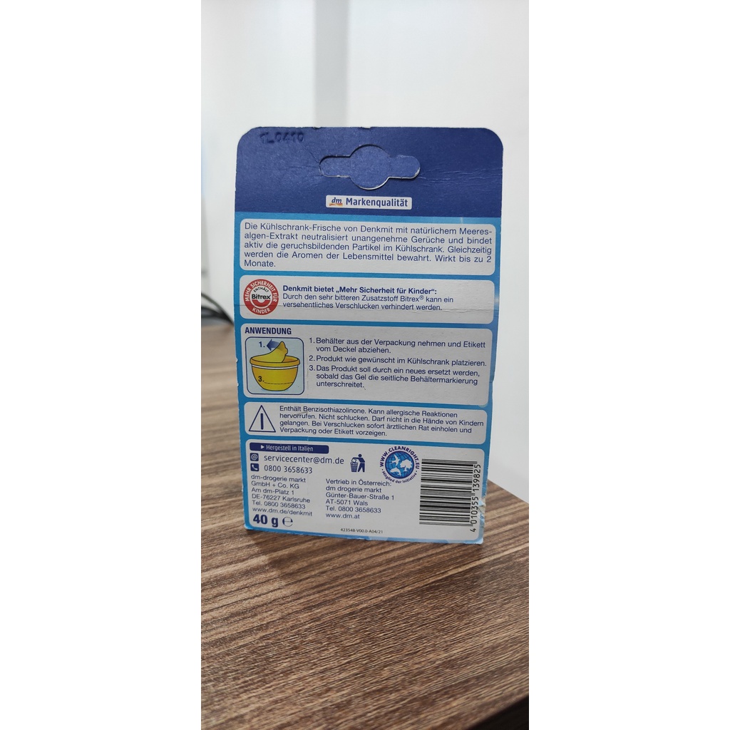 Sáp khử mùi tủ lạnh DENKMIT - hương Táo