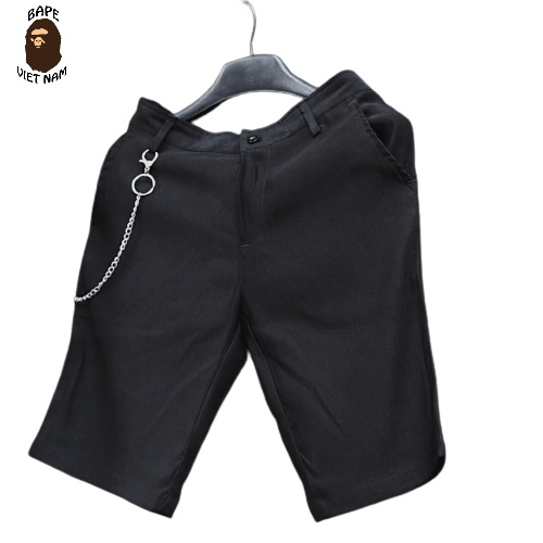 Nhiều mẫu Quần short Nam túi hộp, Quần đùi Nam phong cách Street Wear, Chất liệu Kaki co dãn nhẹ, Màu đen
