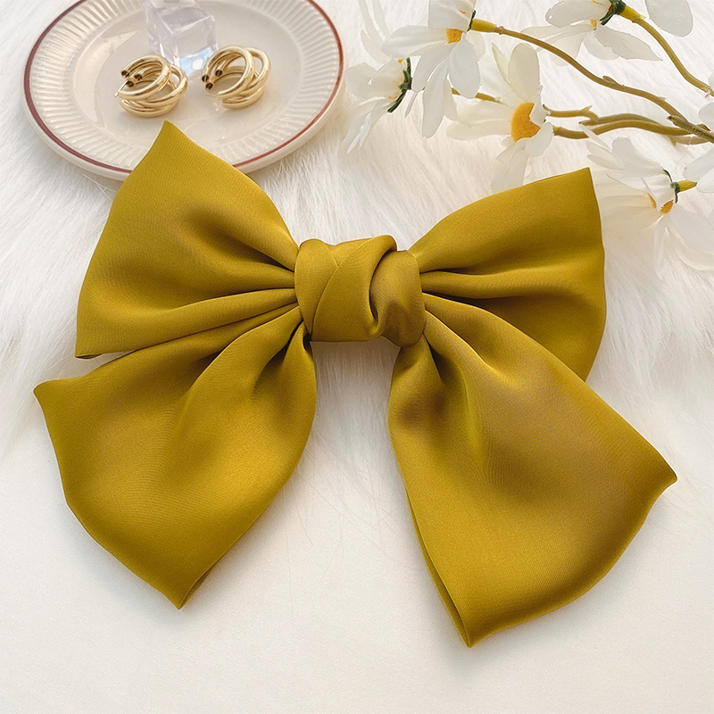 Kẹp tóc hình nơ lớn đơn giản thời trang phong cách Hàn Quốc cho nữ giới