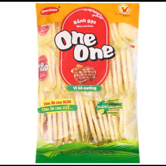 Bánh gạo One One vị Bò nướng/ tôm nướng 150g