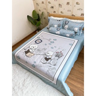 Bộ chăn ga gối cotton living - mẫu hot mới cập nhật