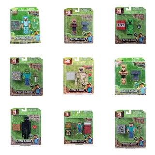 Mô hình đồ chơi lắp ráp nhân vật steve creeper trong game 1 2