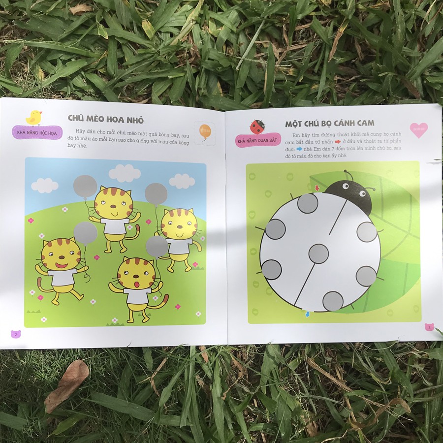 Sách - Sticker Phát triển chỉ số thông minh IQ dành cho trẻ 2-6 tuổi (Bộ 6 quyển, lẻ tùy chọn)