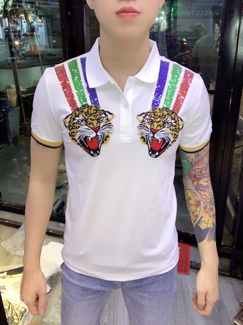 Áo thun đầu hổ nam cao cấp