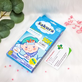 Miếng dán hạ sốt Sakura hộp 6 miếng