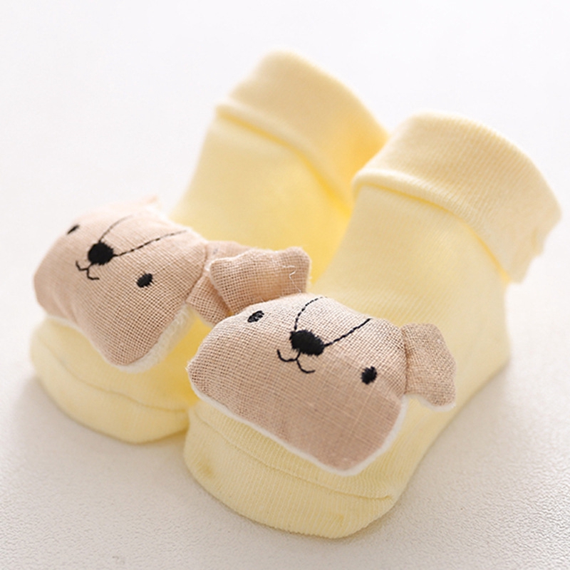 Vớ cotton chống trượt xinh xắn thời trang cho trẻ em
