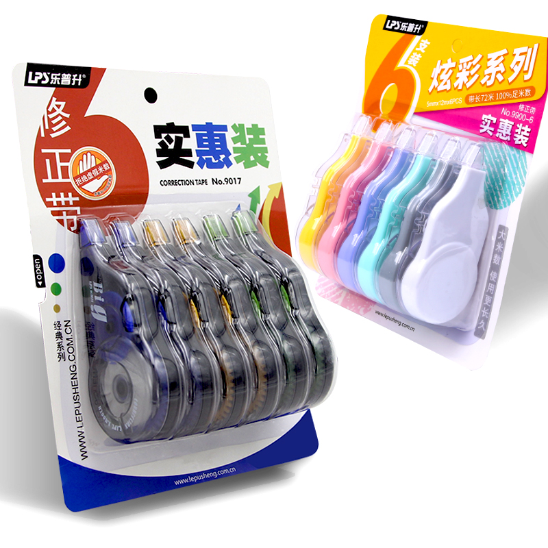 Set 6 bút xóa kéo 12m*5mm dành cho học sinh