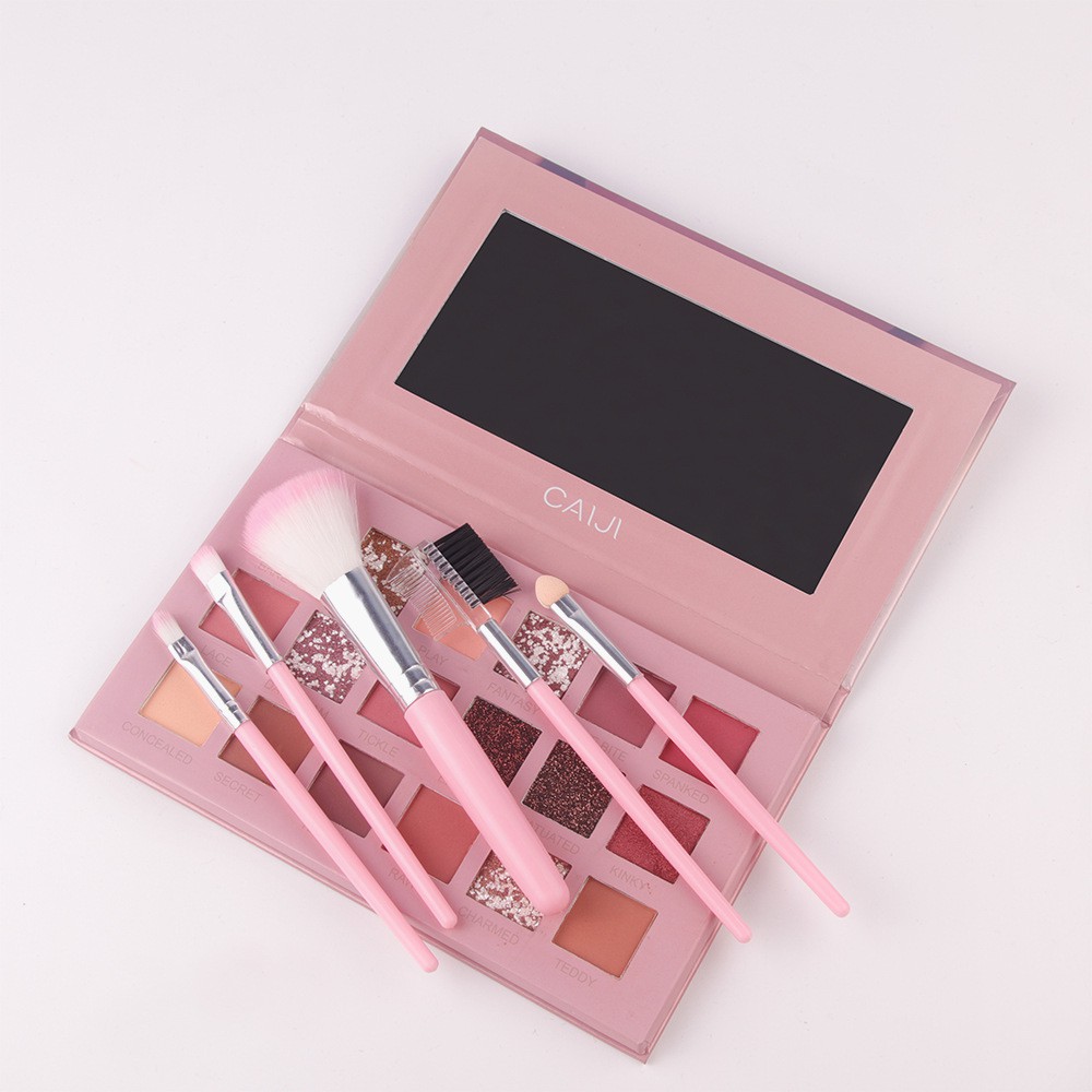 Phấn mắt bảng 18 màu HUDA ngọc trai kèm nhũ mắt không lem bẳng màu bóng mắt hoa hồng sa mạc. | BigBuy360 - bigbuy360.vn