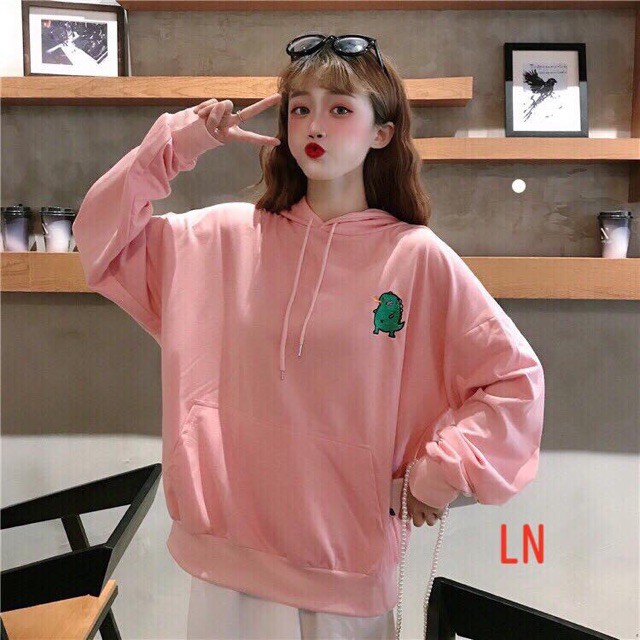 bst Áo hodie khủng long nhỏ L&amp;N 5508 03