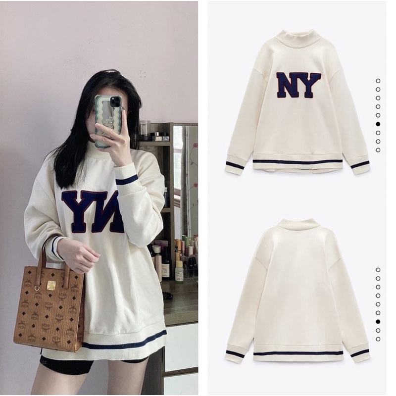 Áo nỉ NY lót bông