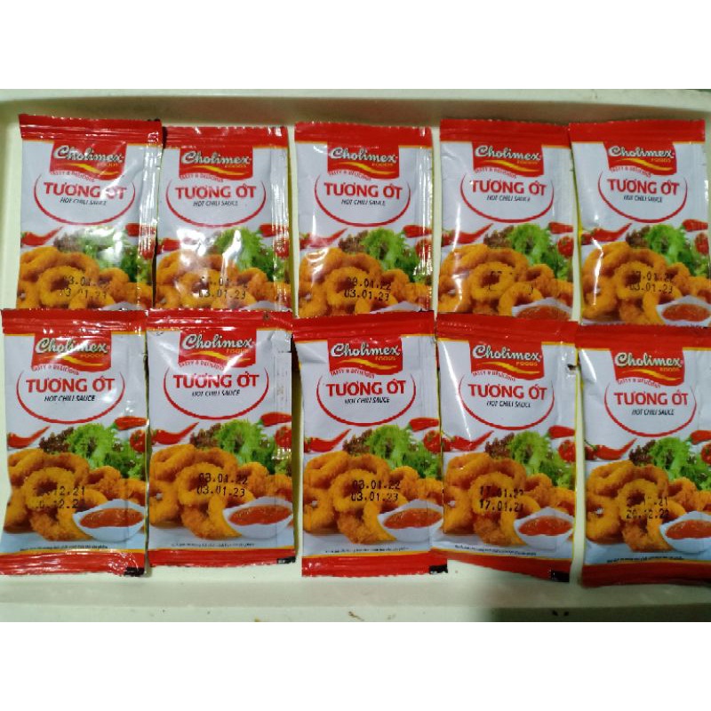 Combo 100 gói tương ớt