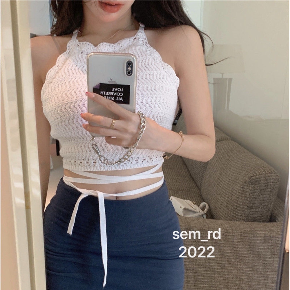 Áo dệt kim Pure Cube thiết kế quyến rũ thời trang mùa xuân dành cho nữ