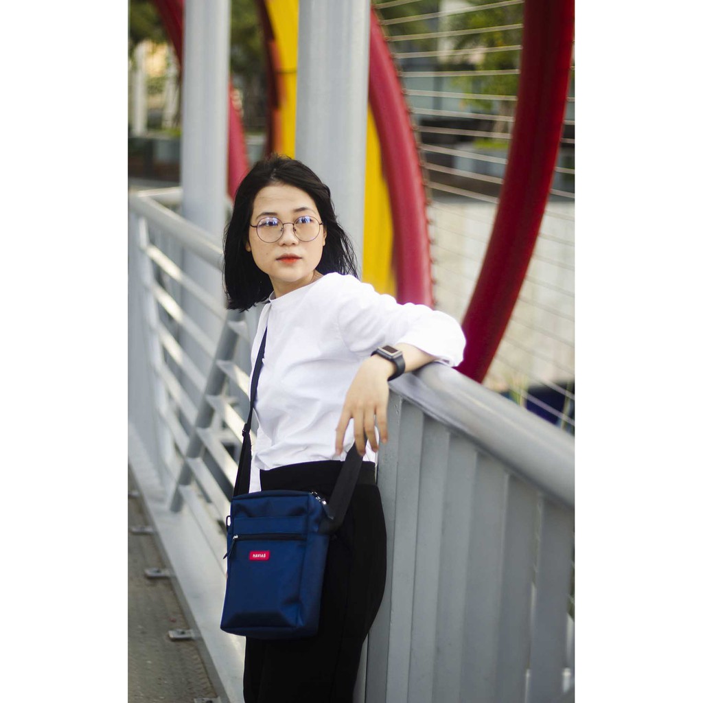 [Mã WABRBAGS giảm 20K đơn 99K] Túi Grand Mini Oxford HAVIAS_Túi Đeo Chéo Xanh Navy