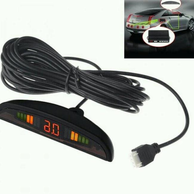 Mới Radar Cảm Biến Đỗ Xe 2 Điểm Hiển Thị LCD