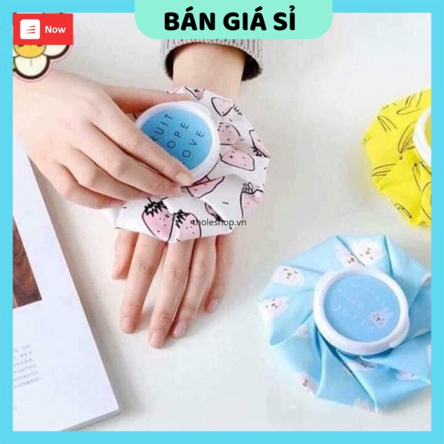 Túi chườm đá  🗣️ GIÁ VỐNTúi chườm nóng lạnh, lớp lót chống thấm, giữ nhiệt tốt giúp giảm đau và phù nề 6959