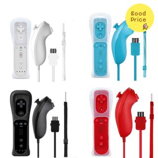 Bộ Điều Khiển Từ Xa Không Dây + Vỏ Bọc Silicon Cho Máy Chơi Game Nintendo Wii
