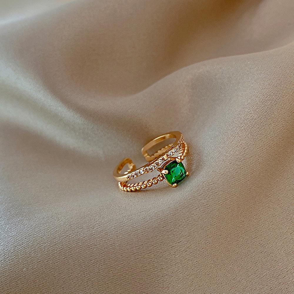 Nhẫn Hở Hai Lớp Thời Trang Thanh Lịch Dành Cho Nữ