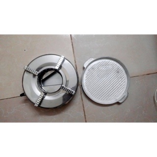 Combo bếp cồn+ chảo gang