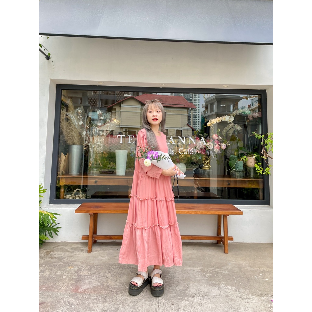 Sora Dress - Đầm nữ dáng dài nhiều tầng - Remmus.vn