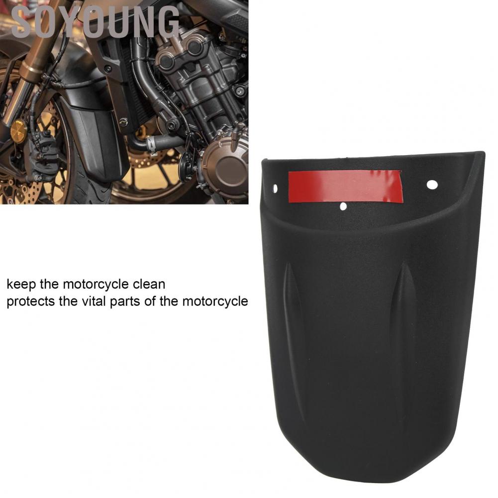 Soyoung Motorcycle Front Mudguard Protective Extension Mud Flap Replacement for CB650R 2019‑2021